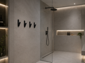 Vela™  Matte Black Robe & Towel Hook – Modern Shower Wall Hook