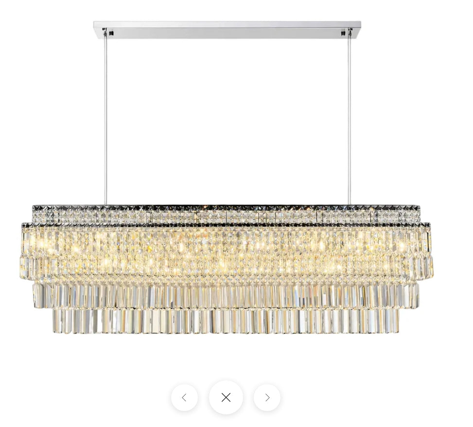 ABRUZZI RECTANGULAR CHANDELIER