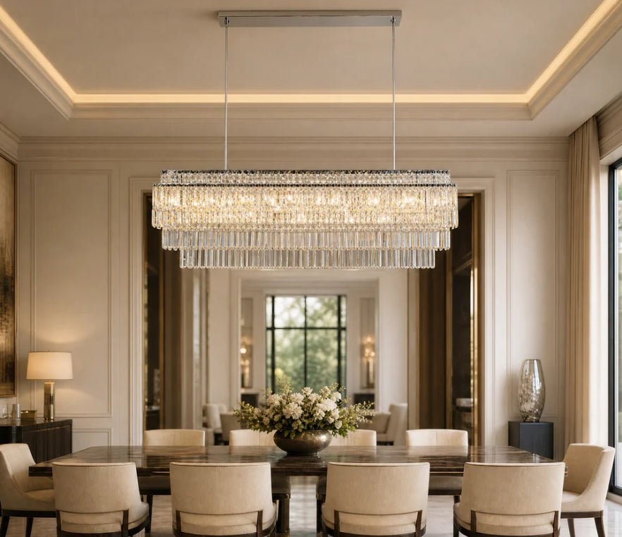ABRUZZI RECTANGULAR CHANDELIER